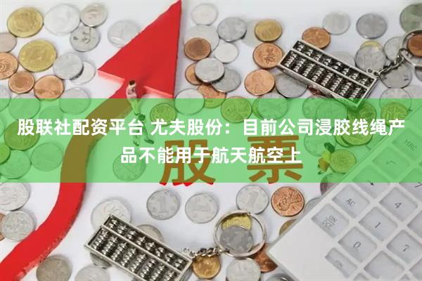 股联社配资平台 尤夫股份：目前公司浸胶线绳产品不能用于航天航空上